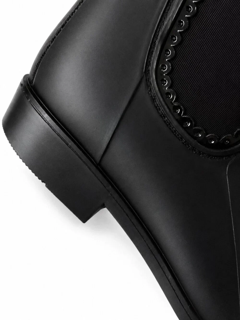Jack Rogers Sallie Black Chelsea Rain Boots Waterproof Ankle Boots Size 8